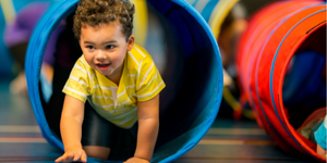 toddler playing